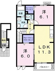 播磨駅 徒歩13分 2階の物件間取画像